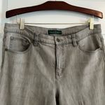 Ralph Lauren Lauren Straight Leg Jeans Gray Size 12 Photo 1