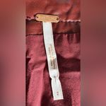 Elegant Maroon Leather Mini Skirt Red Size 2 Photo 4