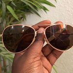 Fossil  Kellan Rose Gold Brown Aviator Sunglasses MS48 706 59.16-130 Photo 0