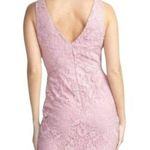 Minuet Lace V-Neck Sleeveless Mini Dress Mauve Pink Size Large Photo 2