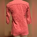 Bit & Bridle  Pink Blouse  Snow Flake Design At The Botton Of Blouse Size S Photo 5