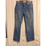 Reformation Jordi Kick Flare Jeans Medium Wash Denim Button Fly Women's Size 29 Photo 2