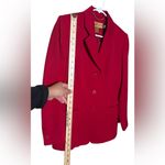 Classiques Entier  Petite Vibrant Red Blazer,Size XS, 100% Pure Wool,Made in Japa Photo 4