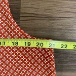 Loft Orange & White Sleeveless Top Photo 7