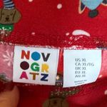 Dogs on Sleds‎ Christmas Holiday Red Pajama Pants Sz XL Photo 6