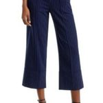 AQUA Pinstripe Twill Cropped Pants Size XS Photo 5
