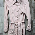 Calvin Klein Jeans Pink Studded Trench Coat Photo 0