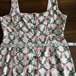 The East Order Tarshie Floral White print Sleeveless Midi Dress Size 3X Photo 11