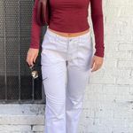 Tommy Hilfiger Vtg y2k  White low-rise straight leg jeans / fits sz 26 Photo 3