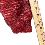 Knox Rose  Cardigan Sweater Womens XL Burgundy Red Fuzzy Eyelash Tie Front Cozy Photo 9