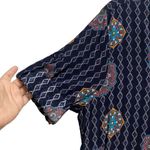 Suzanne Betro  Woman’s 1X Tunic Floral Longline Dress Shirt Boho Photo 3