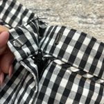 Zac and Rachel  Checkered Black And White Shorts Photo 4