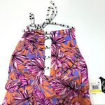 Salt+Cove High Neck Halter tankini Swim Top Med Pink Size undefined Photo 4