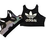 Adidas 2/Set Sports Bra Set Bermuda Fitted Athleisure Tank Sports Bra Gym Size S Photo 15