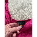 Topshop  Womens Hot Pink Jacquard One Long Sleeve Faux Wrap Mini Dress Size 10 Photo 7