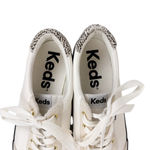 Keds Jump Kick T-Toe Leather Suede Calf Hair Heel Lace Up Sneakers White Size 9 Photo 5