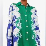Farm Rio Soft Garden Linen Blend Floral Shirt, Size XL NEW w/Tag $288 Photo 10
