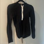 Free People Movement FP movement quarter zip textured activewear top Small Black Photo 2