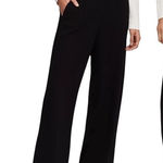 Aritzia Babaton Jermaine High Rise Wide Leg Belted Crepe Pleated Pant Size 8 Photo 0