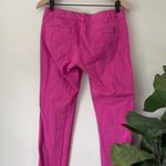 Vineyard Vines Hot Pink Jeans Barbiecore Denim Cotton Stretch Spandex Button Zip Photo 1