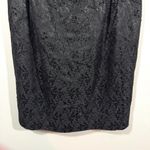 Vintage Marie St. Claire Black Lace Beaded Sheath Mini Dress Size 10 Photo 2