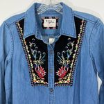 Anthropologie  Holding Horses Murelet Chambray Buttondown Tunic NWT 2 Photo 3