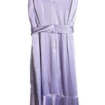 Jonathan Simkhai Midi Dress Womens Plus Size 22 Lilac Purple Satin Mia Fluid Photo 4