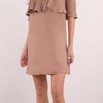 Tobi - Don’t Be Shy Taupe Shift Dress Photo 0