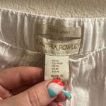 Cynthia Rowley ✨ Linen Embroidered Sz Medium White Shorts✨ Photo 5