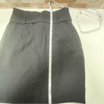 EXPRESS  tulip style mini skirt w belt black Sz 8 Photo 14