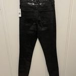 Good American Grey Snakeskin Metallic Coated Shimmery High Rise Skinny Jeans 4 Photo 3