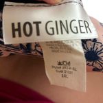 HOT GINGER Plus! Floral Tank Top Sleeveless High Low Hem Pink Navy Blue Size 3XL Photo 1