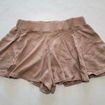 Row A Natural Tan Flutter Thermal Shorts Lounge Flounce Size Medium Photo 1