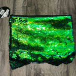 Sequin Green Cosmetic Bag NWT BOGO Photo 0