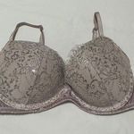 Victoria's Secret Victoria’s Secret Very Sexy Push up Bra 32D Light Purple Lace Hints Of Metallic Photo 0