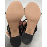 J.Crew Black Lucie Slingback Block Heel Sandals Women's Size 9 Photo 5