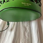 Kate Spade Dorie Bucket Bag Green Italian Leather Novelty Small Sample Bag Photo 3