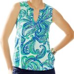 Lilly Pulitzer  Blue Marlowe Top S Photo 0