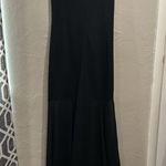 H by Halston Off The Shoulder Black Formal Gown Size 6 Photo 4