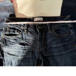 Free People  Dark Wash Jeans Women's Size 27 | Distressed | Pockets | Button Fly Photo 4