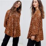 Free People Revolve Flower In Her Hair tunic dress in Mustard XS Photo 6