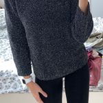 Who What Wear Sparkly Black Sweater Photo 0