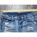 Judy Blue Distressed Denim Shorts Frayed Hem Ripped Blue Jean Cutoffs Size Large Photo 3