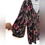 Karl Lagerfeld Blouse, No Wrinkle, Floral Print, Stretchy, 3/4 Full Sleeves, 2X Photo 1