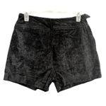 Vintage 60s Women's WPL Black Velvet High Waisted Shorts Style 56022 Size 14 Photo 1
