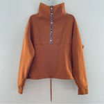 Nike Pro Mockneck Sweatshirt Rust/Brown XXL Photo 5
