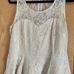Forever 21 Contemporary Lace Peplum Sleeveless Top Photo 0