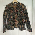 Dress Barn  Floral‎ Jacket Size Small Photo 0