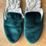 Birdies Women’s Emerald Green Velvet Phoebe Mules, Size 9 Photo 4
