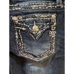 Miss Me  Jeans 27 Boot Low rise Embellished Rhinestone Western Rockabilly‎ Photo 3